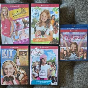 American Girl DVD Set - Pink, Green, Blue Covers